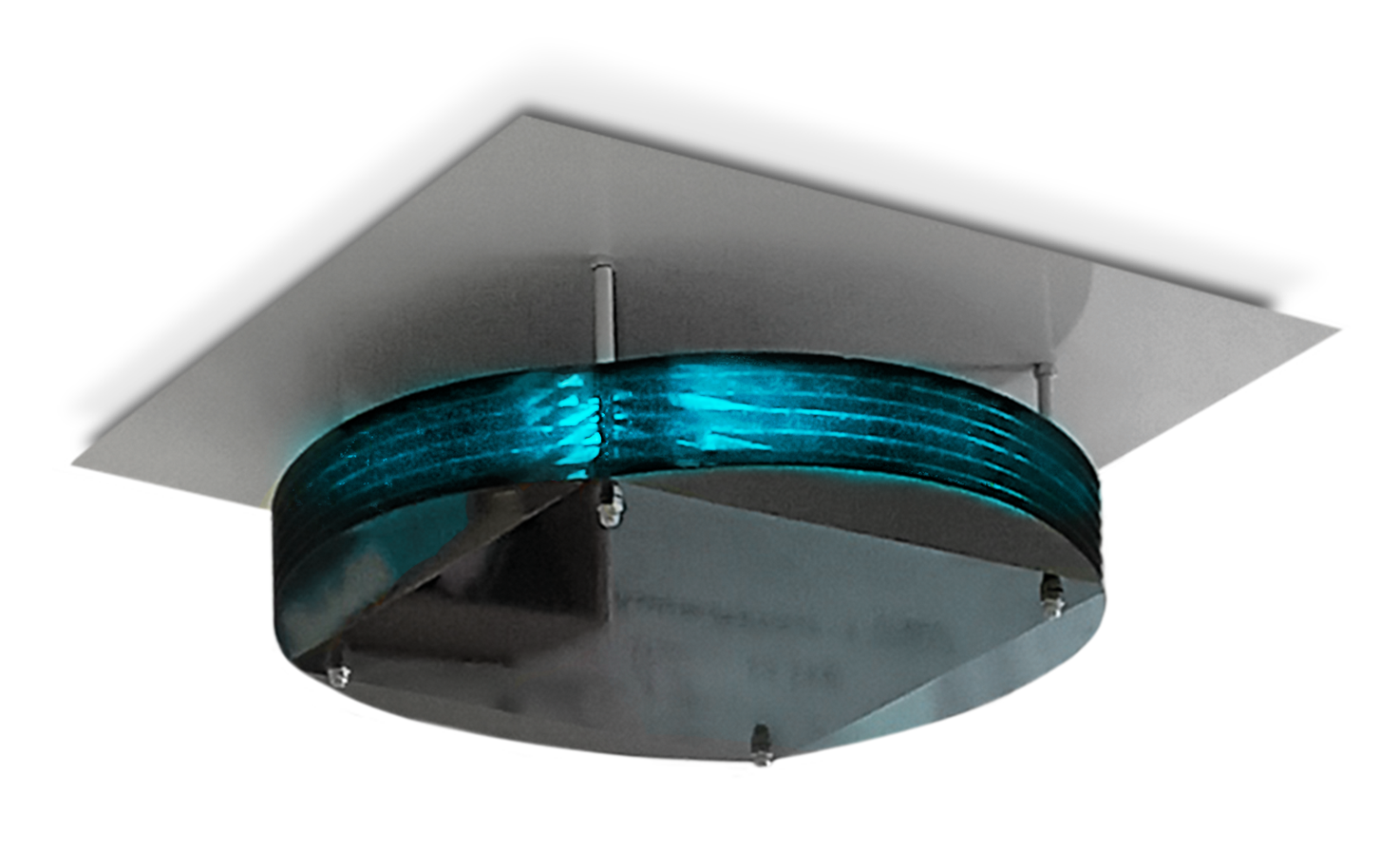 Опромінювач ультрафіолетовий екранований круговий бактерицидний "UV-BLAZE" 360° (під пласку стелю)